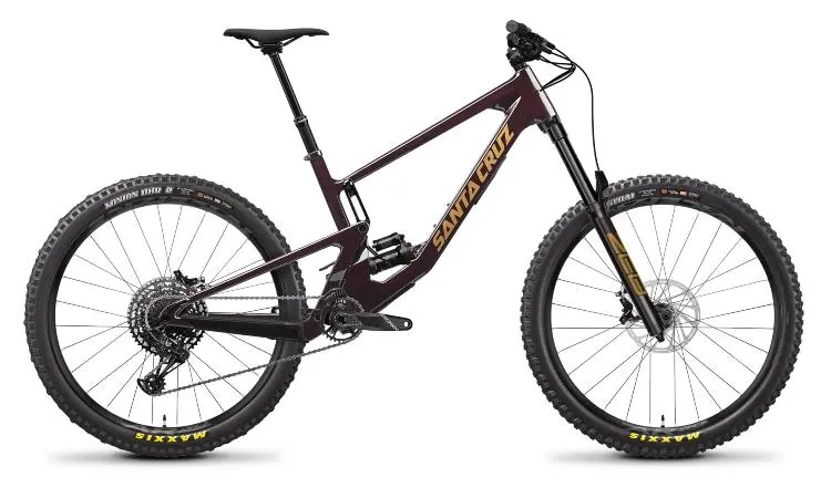 Bicicleta de montaña Santa Cruz moderna